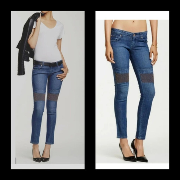 James Jeans Denim - James Jeans Jagger‎ Studded Skinny Jeans
